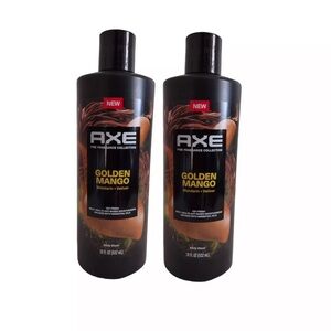 2 Axe Fine Fragrance Collection Body Wash Golden Mango 18 Oz RARE HARD TO FIND